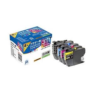 ジット JIT-B31114P 互換リサイクルインクカートリッジ [ブラザー LC3111-4PK]...
