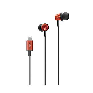 radius(ラディウス) iPhone用 Lightningイヤホン  レッド HP-NEL11R...