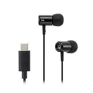 radius(ラディウス) イヤホン カナル型  ブラック HP-NEL21CK ［USB］