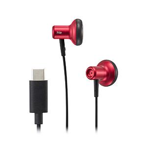 radius(ラディウス) イヤホン インナーイヤー型  レッド HP-NEL22CR ［USB］ ...