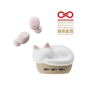 radius(ラディウス) 完全ワイヤレスイヤホン NEKO シロ HP-C28BTW ［ワイヤレス...