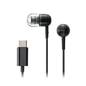 radius(ラディウス) イヤホン カナル型 USB Type-C  ブラック HP-Q50CK ...