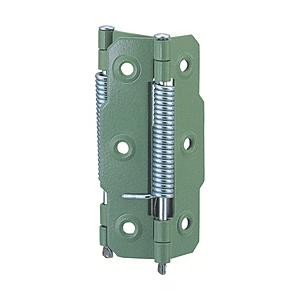 丸喜金属 N-150-641 MK バネ丁番 両開 64(ヌリ薄緑塗料仕上)