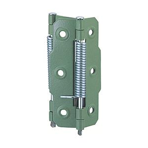 丸喜金属 N-150-761 MK バネ丁番 両開 76(ヌリ薄緑塗料仕上)