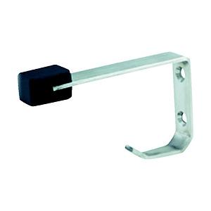 丸喜金属 ＭＫ　フック付ボックス戸当　１００　ＨＬ　黒ゴム   S-218 001