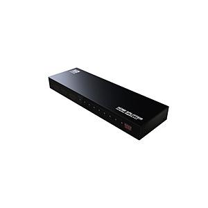 TEC(テック) HDMI分配器  ブラック THDSP18-4K60S ［1入力 /8出力 /4K対応 /手動］｜y-sofmap