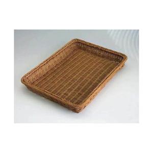 よし与工房 浅型 茶 籐かご Y-4-CH ＜WKG3001＞