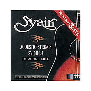 SYAIRI アコースティックギター弦   SY1000L33SETPACK