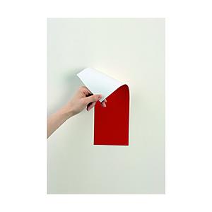 マグエックス マグネット両面カラーシート赤白　MSR10RW