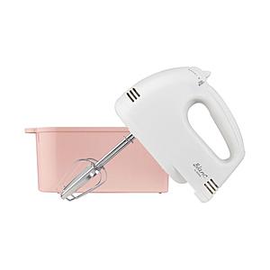 ドリテック ハンドミキサー コンパクト収納ケース付き ピンク HM-711PK