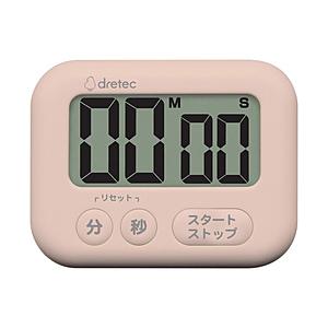ドリテック 大画面タイマー シャボン ピンク T-614PK