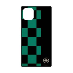 グルマンディーズ スクエアガラスケース　for iPhone11/XR 鬼滅の刃　竈門　炭治郎 KM...