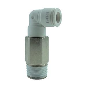 千代田通商 F8-03M2LW チヨダ ファイブロングメイルエルボ W(白)8mm・R3/8