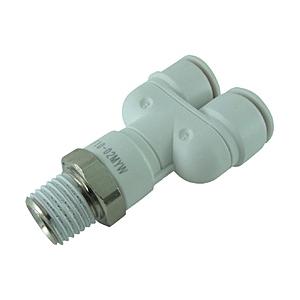 千代田通商 F10-02MYW チヨダ ファイブメイルブランチワイ W(白)10mm・R1/4