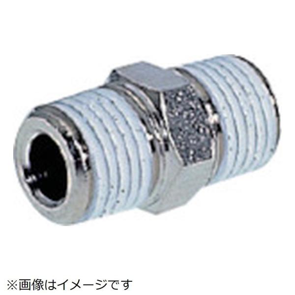 千代田通商 チヨダ　ニップルメッキ付　Ｒ１／２・Ｒ１／２