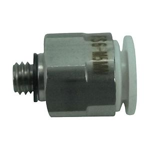 千代田通商 ファイブSUSメイルコネクタ 白 6mm・M5X0．8 FS6M5MW