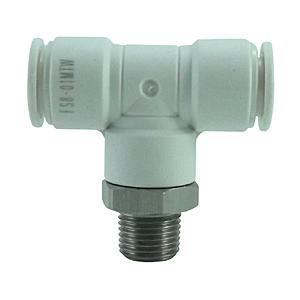 千代田通商 FS8-01MTW チヨダ ファイブSUSメイルブランチティ 白 8mm・R1/8