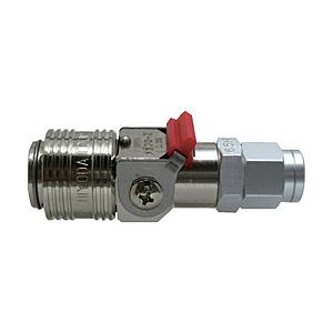 千代田通商 メガフローXパージ付真鍮6．5×10ポリウレタンホース用 MFXP6.5HB