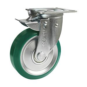 シシクアドクライス NJK-150UW シシク 自在⇔固定切換キャスター ウレタン車輪 150径