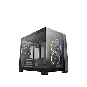 DEEPCOOL PCケース [Micro ATX /Mini-ITX] CG330 3F ブラック...