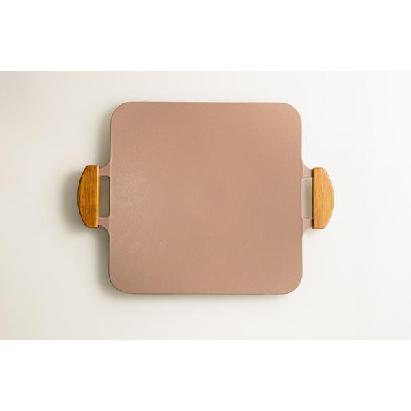 TTS Dr.HOWS グリルパン Solid ヌーディーピンク [幅約41cm×奥行約31cm] ...