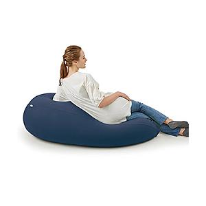 MOGU 【ビーズソファ】たまごソファ  ネイビー