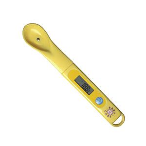 ベビーケア ベビーケア スプーン温度計 乳幼児用 イエロー 17×2.5×1.3cm