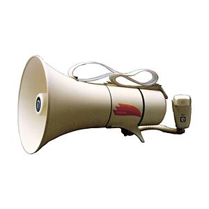 ノボル電機製作所 ショルダータイプメガホン13Wホイッスル音付き（電池別売）　TM208