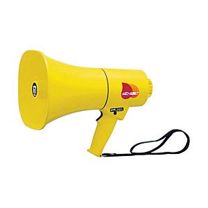 ノボル電機製作所 レイニーメガホン15W　防水仕様　ホイッスル音付き（電池別売）　TS714
