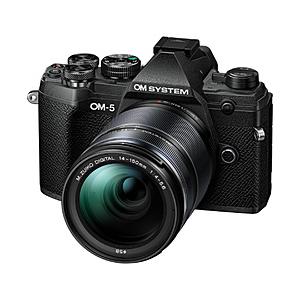 OMSYSTEM OM-5 14-150mm II レンズキット ミラーレス一眼カメラ  ブラック ...