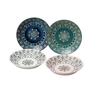 M-mode モロッカン パスタプレート 約20.5cm 4枚セット