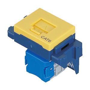 Panasonic(パナソニック) ぐっとすシリーズ情報モジュラジャック CAT6 埋込型 イエ N...
