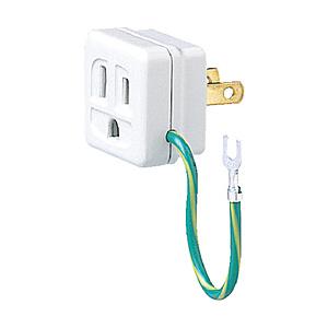 Panasonic(パナソニック) 接地15Aアダプタ（ホワイト） WH2890P