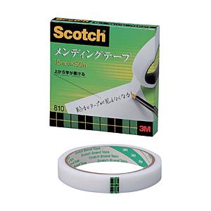 3Mジャパン 3M　メンディングテープ　15mmX50m　巻芯径76mm 810-3-15