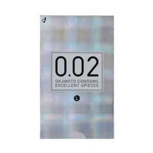オカモト 【薄さ均一 002EX】ナチュラル Lサイズ 6個入り＜コンドーム＞〔避妊用品〕 [振込不...