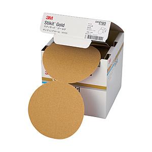 3Mジャパン ３Ｍ　スティキット　ゴールドディスクロール　穴なし　＃８０　１２５ｍｍ径