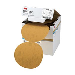 3Mジャパン ３Ｍ　スティキット　ゴールドディスクロール　穴なし　＃１８０　１２５ｍｍ径