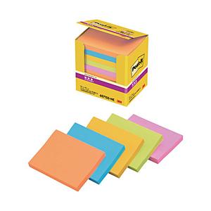 3Mジャパン 3M　ポスト・イット　強粘着　75X100mm　90枚X10パッド　5色混色 6571...