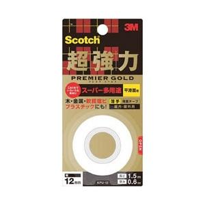 3Mジャパン 3M　スコッチ　超強力両面テーププレミアゴールド　スーパー多用途　薄手 KPU-12