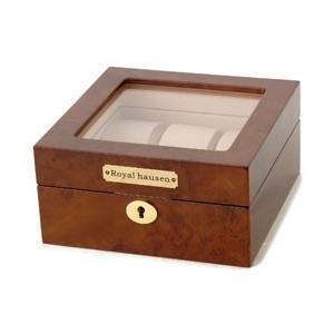 ロイヤルハウゼン 時計収納ケース（6本用）　GC02-LG3-06（ブラウン）