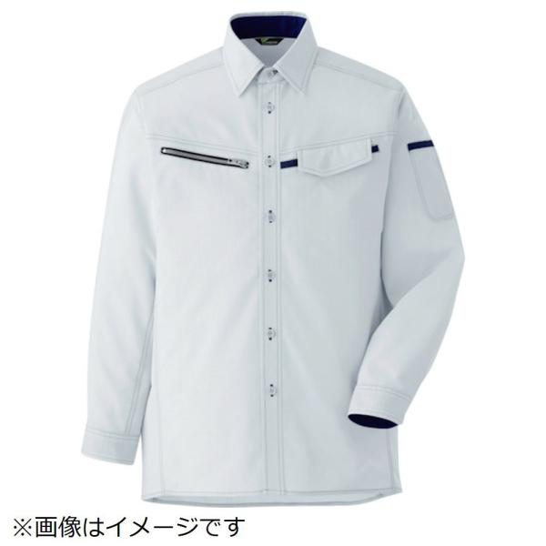 ミドリ安全 ミドリ安全　ベルデクセル　男女ペア　交織ストレッチシャツ　ＶＥＳ２５３１上　３Ｌ