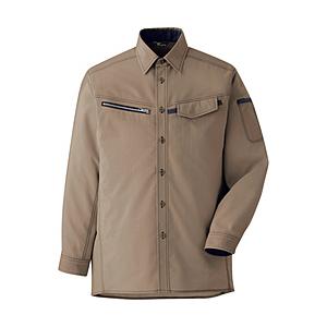 ミドリ安全 ミドリ安全　ベルデクセル　男女ペア　交織ストレッチシャツ　ＶＥＳ２５３４上　Ｓ