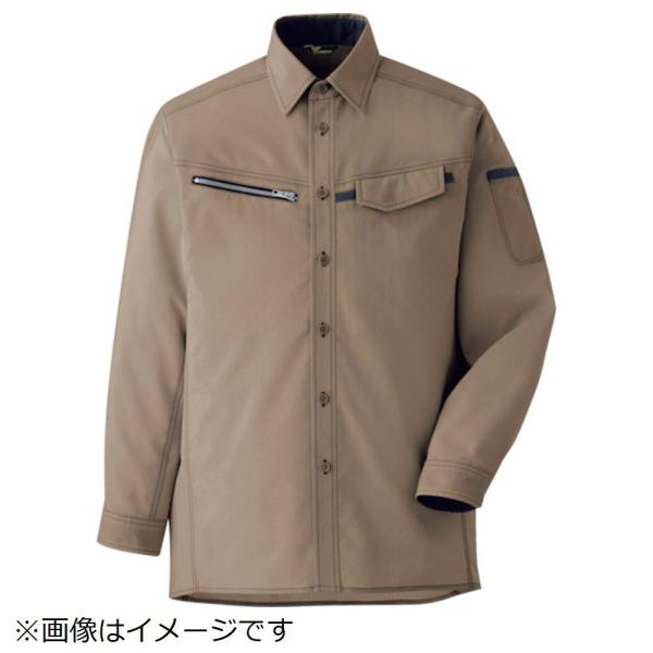 ミドリ安全 ミドリ安全　ベルデクセル　男女ペア　交織ストレッチシャツ　ＶＥＳ２５３４上　４Ｌ