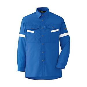 ミドリ安全 ミドリ安全　ベルデクセル帯電防止　反射材仕様　長袖シャツ　ＶＥＳ２５５３上　Ｓ