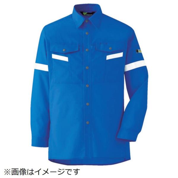 ミドリ安全 ミドリ安全　ベルデクセル帯電防止　反射材仕様　長袖シャツ　ＶＥＳ２５５３上　５Ｌ