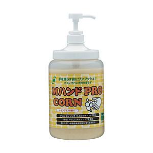 ミドリ安全 ミドリ安全　ハンドクリーナー　Ｍハンド　ＰＲＯ／ＣＯＲＮ　１．４ＫＧポンプ付ボトル入り ...