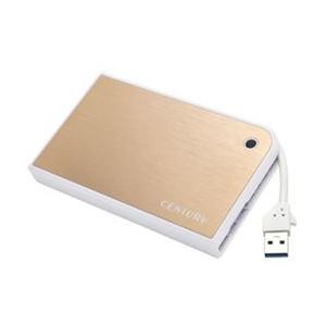 CENTURY(センチュリー) MOBILE BOX USB3.0接続 SATA6G 2.5インチHDD/SSDケース (CMB25U3GD6G) 【864】｜y-sofmap