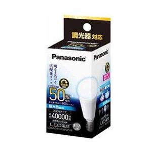 Panasonic(パナソニック) 調光器対応LED電球(小型電球形・全光束600lm/昼光色相当・口金E17) LDA6DGE17K50DSW [振込不可][代引不可]｜y-sofmap