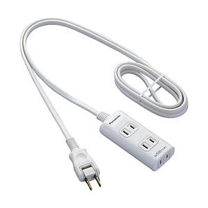 Panasonic(パナソニック) ザ・タップQ （2ピン式・3個口・3m）　WHA2433WP ホ...