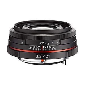 PENTAX(ペンタックス) カメラレンズ　HD PENTAX-DA 21mm F3.2AL Limited【ペンタックスKマウント（APS-C用）】（ブラック）